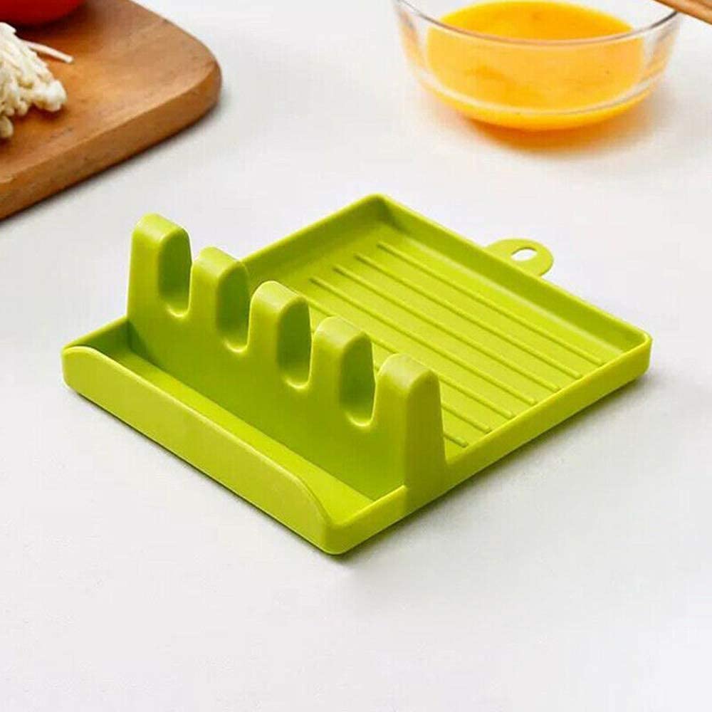 INDIAN CREATION 1Pc Multifunction Kitchen Cooking Utensil Stand Holder Pot Clips Support Spoon Stove Organizer Tool Pan Cover Li